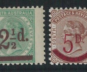 78518 - South AUSTRALIA  - STAMP: Stanley Gibbons # 229 / 30 -  Mint MLH superb!