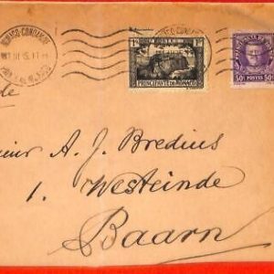 aa0999 - MONACO - Postal History -  COVER to the NETHERLANDS  1935