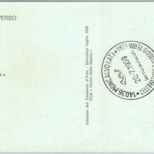 84697 - ITALY - Postal History -  SPECIAL POSTCARD 1969  SPACE Moon UNIVERSE