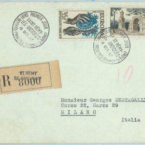 67310 -  FRANCE - Postal History - FDC COVER  -  1957  EUROPA Rotary