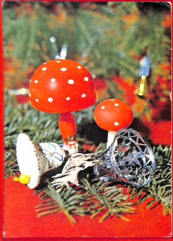 aa3144 - ROMANIA - Postal History - STATIONERY CARD 1979 Christmas MUSHROOMS