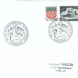 72150 - FRANCE - Postal History - SPECIAL POSTMARK - AVIATION Space 1965