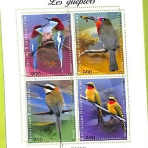 A7591 - CENTRAFRICAINE- ERROR MISPERF Stamp Sheet - 2021 -  TRANSPORT: Motorbike