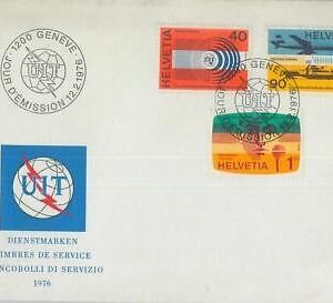 75676 - SWITZERLAND - Postal History -  FDC COVER 1976  UIT  Telecommunications