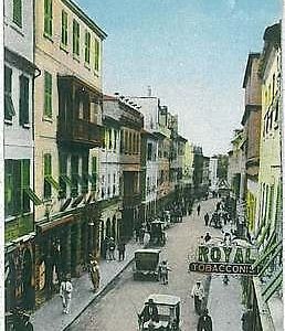 VINTAGE POSTCARD - GIBRALTAR: MAIN STREET