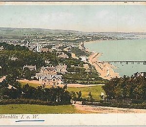 55254  -  GREAT BRITAIN -  VINTAGE POSTCARD :  Isle of Wight 1912