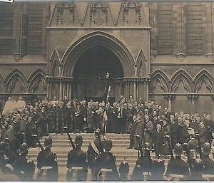55225  -  GREAT BRITAIN -  VINTAGE POSTCARD :  KING GEORGE CORONATION 1910