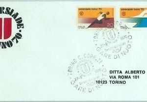 67746 - ITALY - POSTAL HISTORY - SPECIAL Postmark 1970 - UNIVERSIADE: Swimming