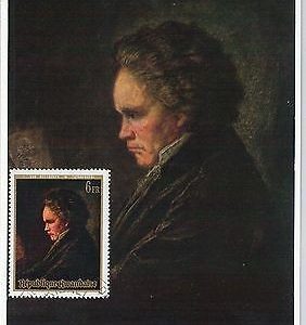 62808 - RWANDA - POSTAL HISTORY: MAXIMUM CARD 1972 - MUSIC  Ludwig van Beethoven