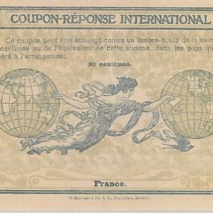 54326 - COUPON REPONSE -ROME  Model : FRANCE  - 30 Centimes