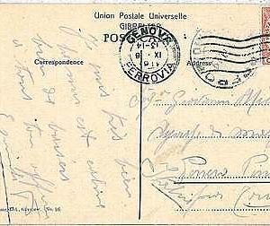 GIBRALTAR -  POSTAL HISTORY:  POSTCARD to USA 1919