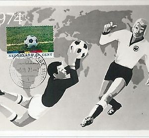 63603 -  NETHERLANDS - POSTAL HISTORY: MAXIMUM CARD 1974 -  FOOTBALL Sport