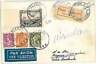 FIRST FLIGHT cover:  BELGIUM : Charleroi  Bruxelles  Belgrade 1936