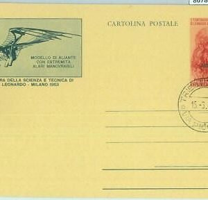 86784 - ITALY Trieste AMG FTT -  FDC Stationery Card - LEONARDO da VINCI  1953