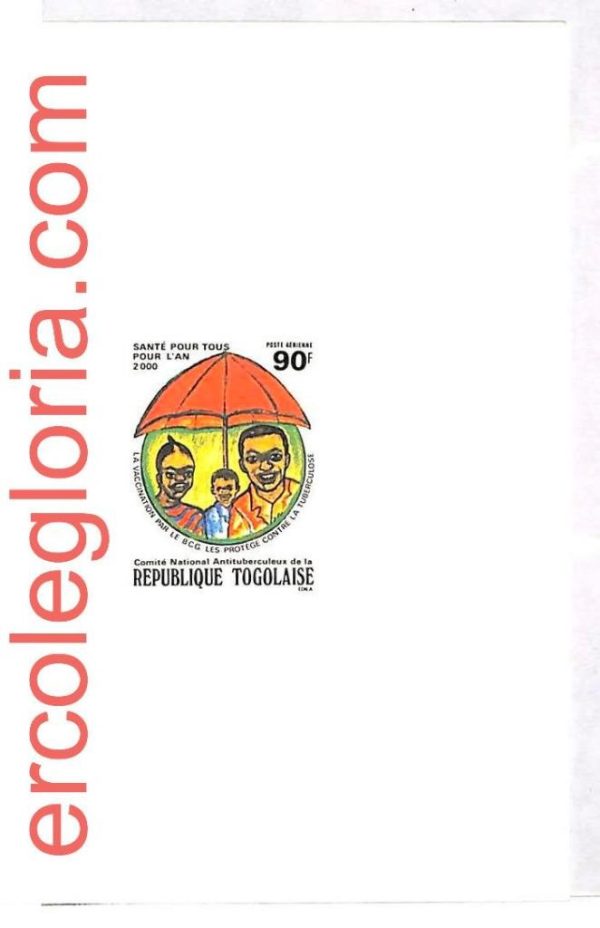 ai3529 - TOGO - LUXURY PROOF Sheet - MEDICINE Tuberculosis - 2000