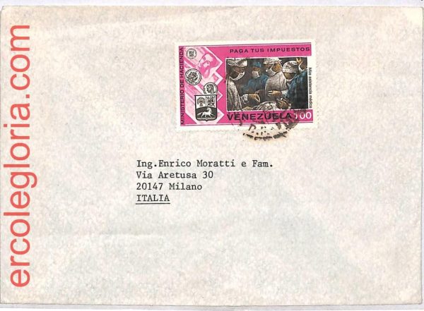 ai3534 - VENEZUELA - POSTAL HISTORY - Cover - MEDICINE - 1970's