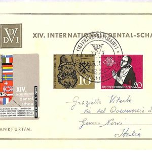 ai3536 - Germany - POSTAL HISTORY - Postcard - MEDICINE, Dental - 1959