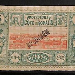 P4136a - COTE DES SOMALIS - STAMP - YT # 9 Surcharge SPECIMEN -  MLH MINT