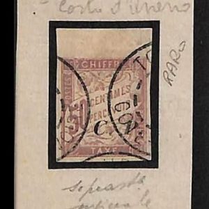 P4136c - Cote d’Ivoire Yvert TT 14 Dallay TT 16 c without “Cote de Ivoire” USED
