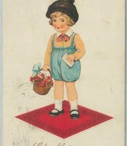 79749 - ESTONIA -  VINTAGE  POSTCARD:  Valentines!  1931