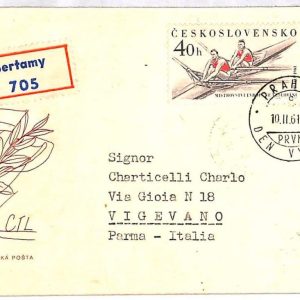 ai3572 - Czechoslovakia - POSTAL HISTORY - Set of 3 FDC Sport MOTO football 1961
