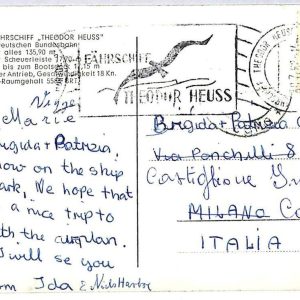 ai3622 - GERMANY - POSTAL HISTORY - Postcard - Ships - 1962