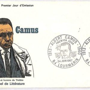 ai3634 - France - POSTAL HISTORY - FDC -  Nobel Prize, Albert Camus - 1967
