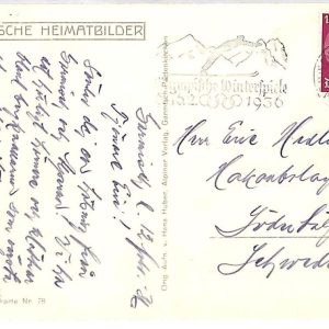 ai3657 - Germany - POSTAL HISTORY - Postcard - Olympic Games -  1936