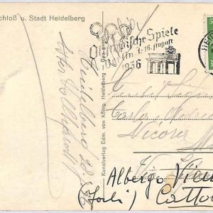 ai3658 - Germany - POSTAL HISTORY - Postcard - Olympic Games -  1936
