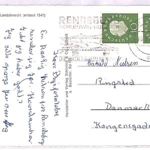 ai3763 - Germany - POSTAL HISTORY - Postcard -  Bridges  - 1960
