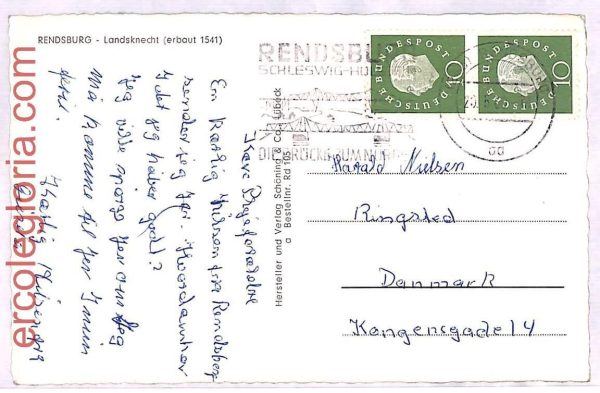 ai3763 - Germany - POSTAL HISTORY - Postcard -  Bridges  - 1960