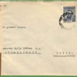 98718 - ARGENTINA - POSTAL HISTORY -  COVER to SWITZERLAND censored  1941