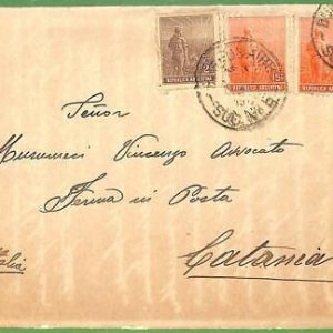 98730 - ARGENTINA - POSTAL HISTORY -   COVER to ITALY  1912