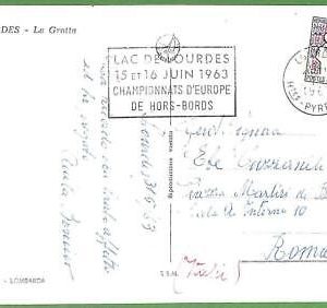 af3691 - FRANCE - POSTAL HISTORY - Postmark on Postcard  1963 WATER SPORTS