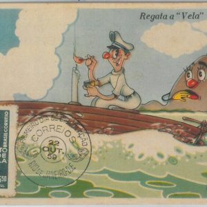 81398 - BRAZIL - Postal History - FDC MAXIMUM CARD special postmark  - BOAT 1959