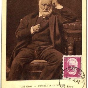 90007 -  FRANCE - Postal History - MAXIMUM CARD - 1937  VICTOR HUGO Besancon