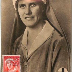 90063 - GERMANY-  MAXIMUM CARD 1952 Elsa BRANDSTORM Medicine RED CROSS Nurse