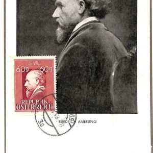 90030 - AUSTRIA - Postal History - MAXIMUM CARD - 1948  art  AMERLING