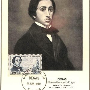 90037 - FRANCE - Postal History - FDC MAXIMUM CARD 1960 Art EDGAR DEGAS