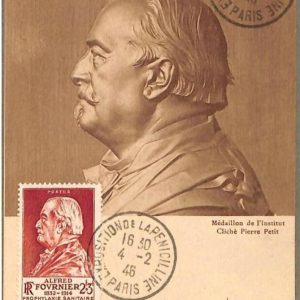 90064 - FRANCE - Postal History -  MAXIMUM CARD 1946 Alfred FOURNIER Medicine