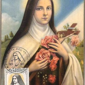 90086 -  VATICAN - Postal History -  MAXIMUM CARD - SAINT THERESA Religion 1973