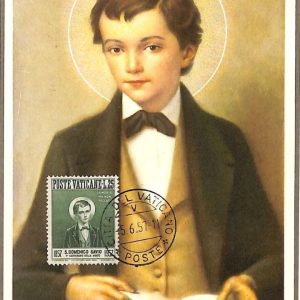 90088 -  VATICAN - MAXIMUM CARD - SAINT Domenico SAVIO  Religion  1957