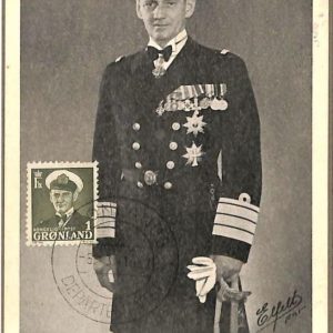 90095 - GREENLAND - Postal History - MAXIMUM CARD - FREDERIK IX  Royalty 1952