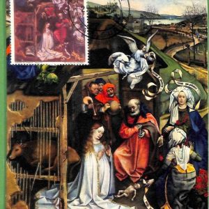 90268  - PARAGUAY -   MAXIMUM CARD -   ART Religion  1972  Master of Flémalle