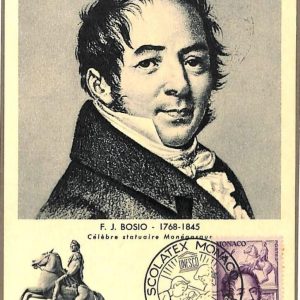 90032 - MONACO - Postal History -  MAXIMUM CARD - 1959 CANOVA  art  SCULPTURE