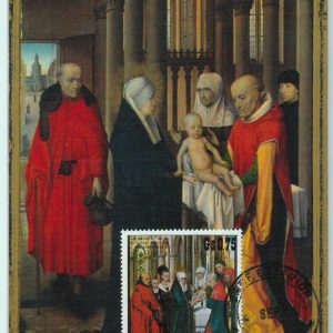 90265  - PARAGUAY -   MAXIMUM CARD -   ART Religion  1971  Hans Memling