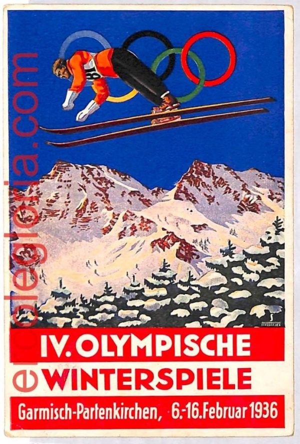 ai3660 - Germany - POSTAL HISTORY - Postcard - Olympic Games - 6.2.1936
