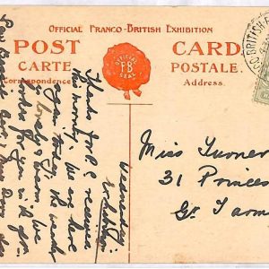 ai3680 - Great Britain - POSTAL HISTORY - Postcard - Olympic Games - 14.10.1908