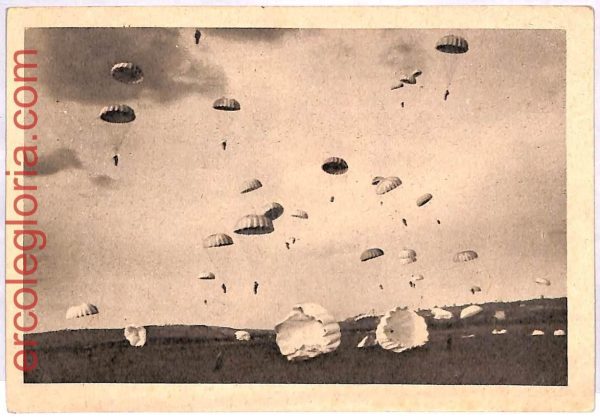 ai3722 - Italy - POSTAL HISTORY - Postcard - PARACHUTING - 1942
