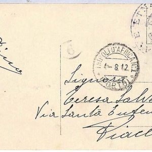 ai3555 - Italy - POSTAL HISTORY - Naval Postmark - ETNA Volcanoes - 1912 R!